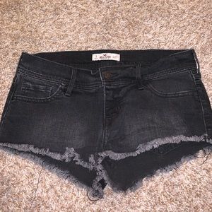 Hollister Black Jean Shorts